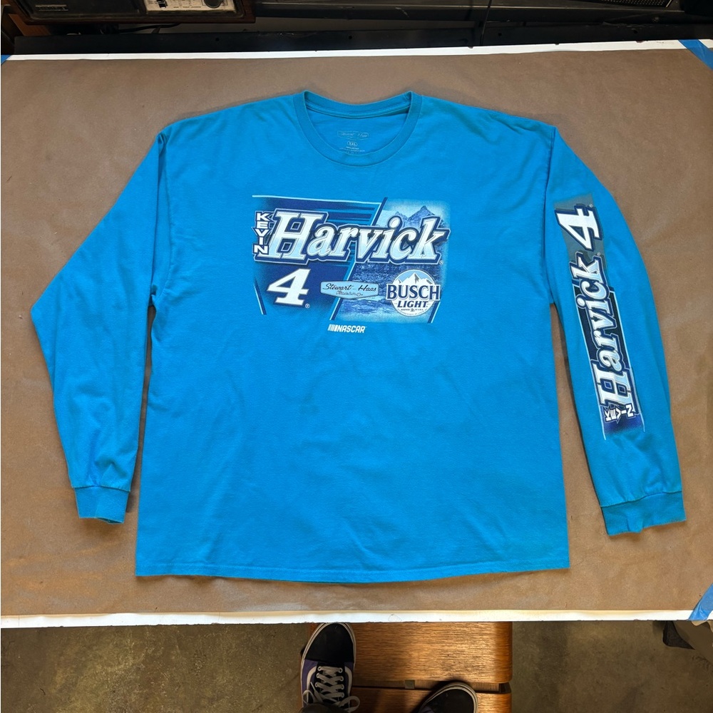 Kevin Harvick NASCAR long sleeve T-shirt shirt, used good condition